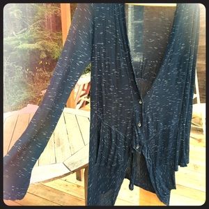 Hard tail cover cardigan